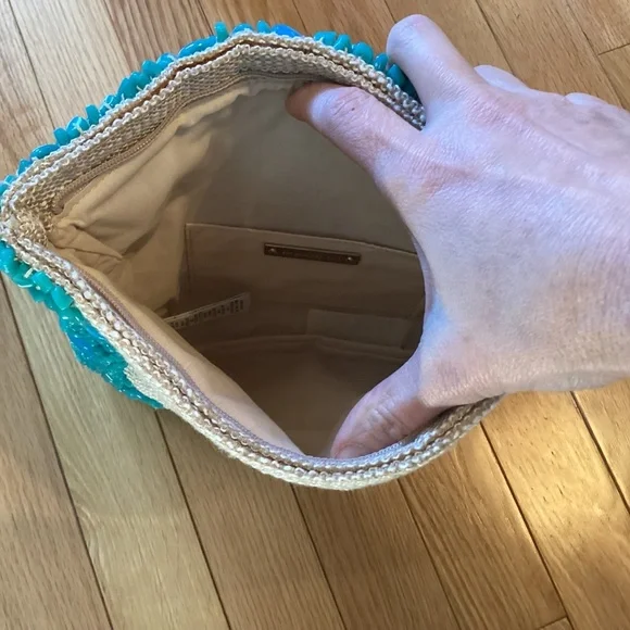 Banana Republic beaded fold over zippered clutch - Picture 5 of 9